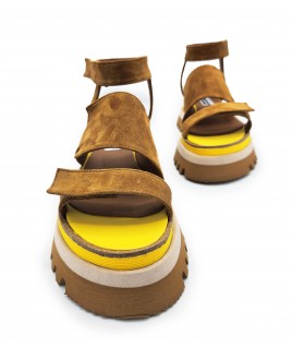 Rock Me Sandals in Camel