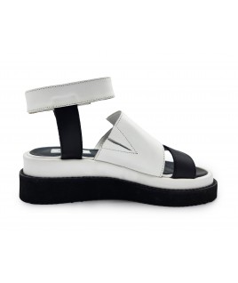 Rock Me Sandals in Black & White