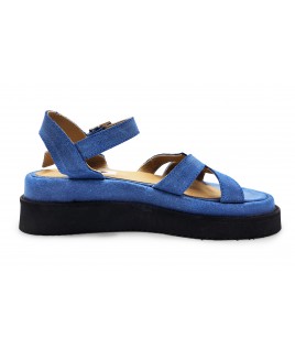 AM Sandals In Deep Blue