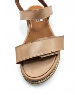 Straps Sandals in Camel