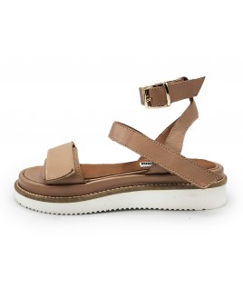 Straps Sandals in Camel