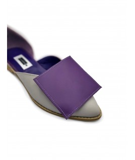 Purple Polygons Flats