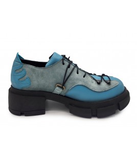 Monstera Shoes In Grey & Petrol