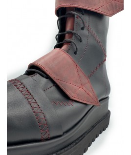 Arrows Boots In Black & Burgundy