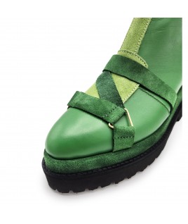 Z Boots in Three Shades Of Green