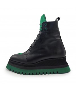 Triangles Touch In Black & Green