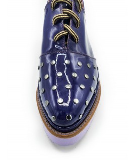 Violet Patent Leather Shoes