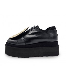 Geometrical Silver Shoes
