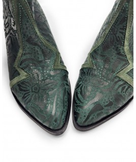 Long Thunder Boots in Green