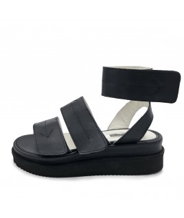 copy of Where to Go Sandals in Black
