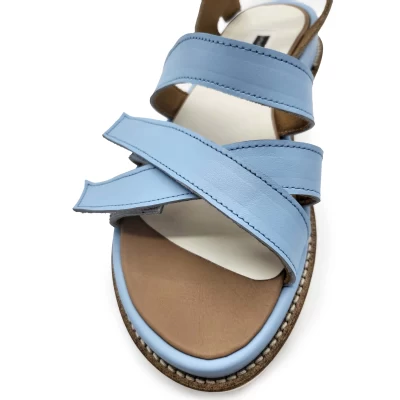 XO XO Sandals in Baby Blue & Beige