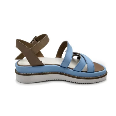 copy of XO XO Sandals in Baby Blue & Beige