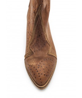 Thunder Boots in Camel Leather