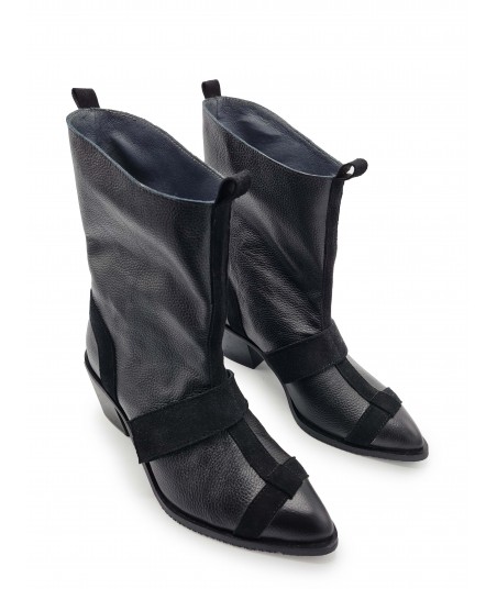 Guilty Boots in black leather