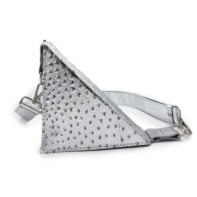 copy of Mini Triangle Bag in Silver