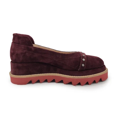 Burgundy Xoxo Flats