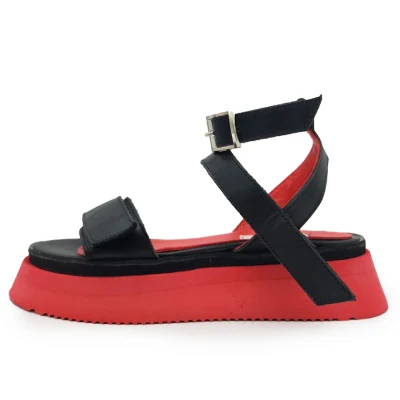 Straps Sandals In Black