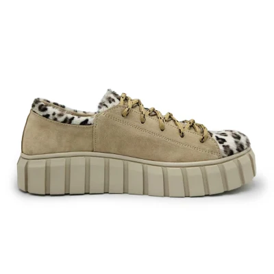copy of Catch Me Sneakers In Beige, Army & Yellow
