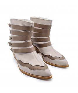 Light Beige Boots