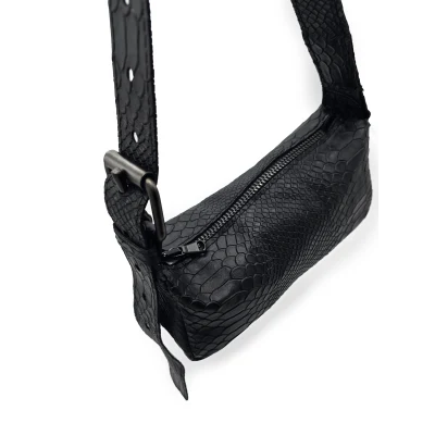 Everyday Bag In Black Croc