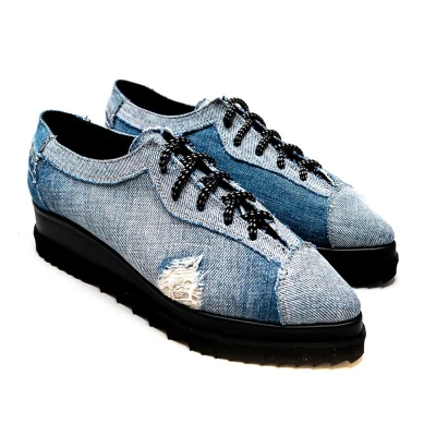 Denim shoes