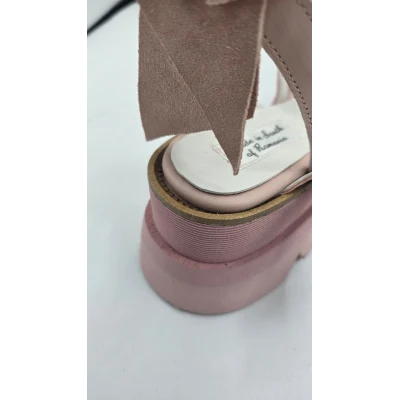 Bow Flats In Light Pink