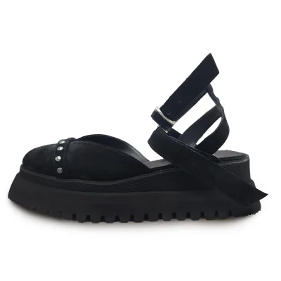 Black Xoxo Flats