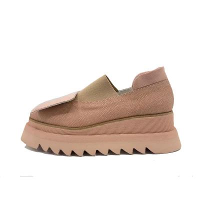 Geometrical Flats In Pale Pink
