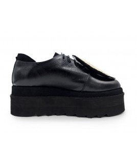 Geometrical Silver Shoes