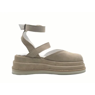 All Light Beige Flats