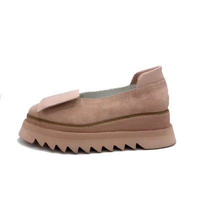 Geometrical Flats In Pale Pink