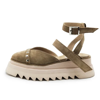 Beige Xoxo Flats
