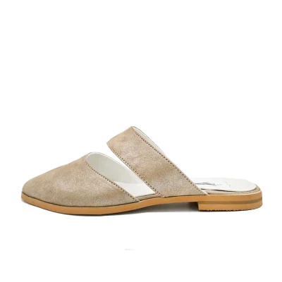 Moon Shoes In Light Gold