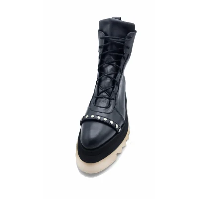 Black Boots In Pins