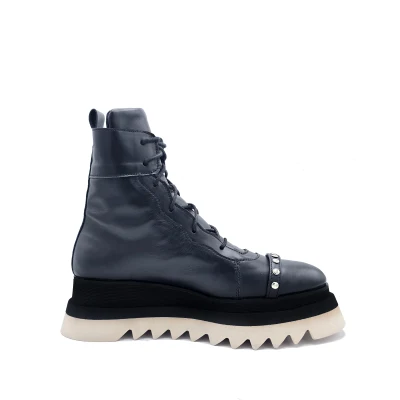 Black Boots In Pins