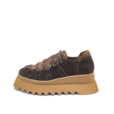 Labyrinth Shoes In Chocolate