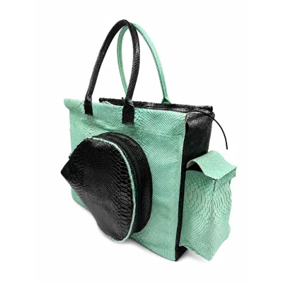 The Social bag In Green&Black