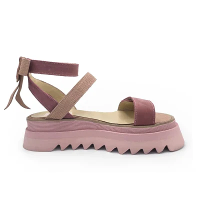 Straps Sandals In Beige&Gold