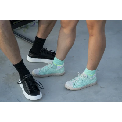 Sneakers In Mint Green