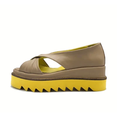 copy of Twist Flats In Beige&Yellow