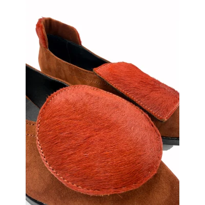 Geometrical Flats In Dark Orange