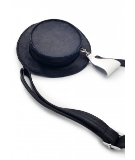 Mini Hat Bag In Black