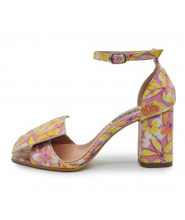 Geometrical Floral (7 cm) Heels