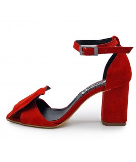 Red Polygons (7 cm) Heels
