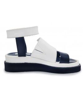 Rock Me Sandals in White & Black