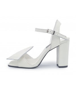 White Polygons (9 cm) Heels