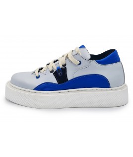Wave Sneakers In Two Sades Of Blue
