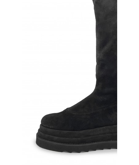 Black Velour boots